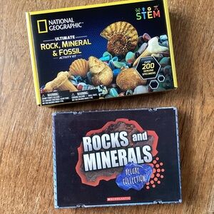 NG Ultimate Rock, Mineral & Fossil Kit with extras :)